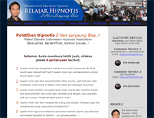 Tablet Screenshot of belajarhipnotis.net